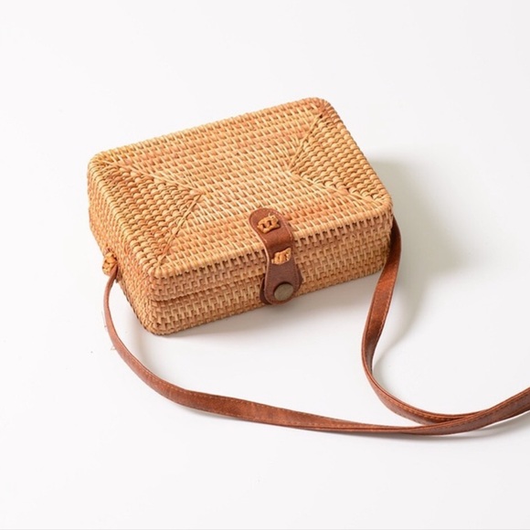 Handbags - Rattan Crossbody Bali Bag